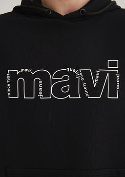Mavi Logo Bask?l? Siyah Sweatshirt  фото 7