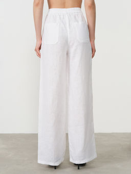 Брюки женские КЛ-8002-ИЛ24 белые