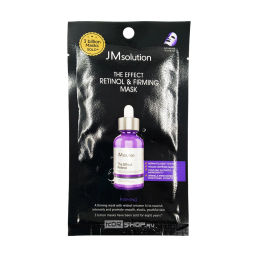 Тканевая маска с ретинолом The Effect Retinol & Firming Mask JMsolution, Корея, 24 мл Акция