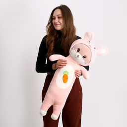 Мягкая игрушка Котик, в костюме зайки, 90 см - Simaland фото 6