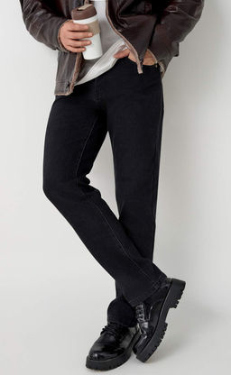 Джинсы утепл P121-0152W black