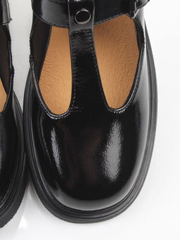 06-M47-16 BLACK Туфли женские (натуральная кожа)