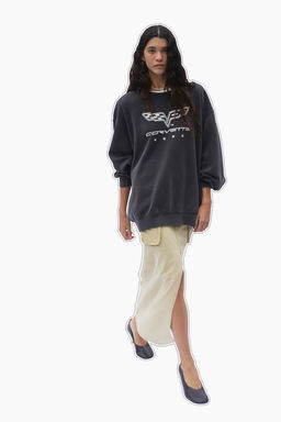 Sudadera oversize con estampado - H&m фото 2