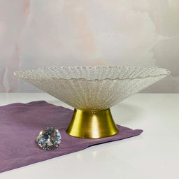 Фруктонвица 34см на ножке в под.уп.(х6)Стекло арт.200-115