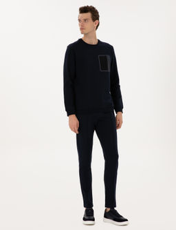 Lacivert Regular Fit Sweatshirt - Pierre cardin фото 4