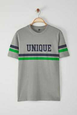 TRENDYOL MAN Gri Regular/Normal Kesim Kolej Bask?l? %100 Pamuk T-Shirt TMNSS20TS1836 - Trendyolmilla фото 15