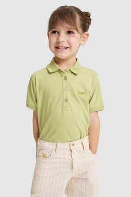 K_z _ocuk Polo Yaka Ye_il Basic Ti__rt - U.s. polo assn фото 2