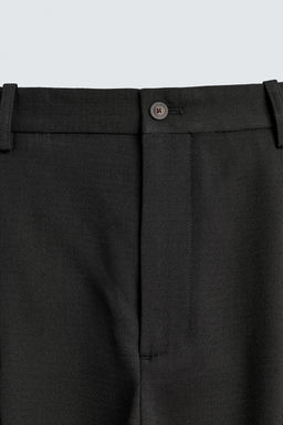 WOOL BLEND PLEATED TROUSERS - Zara фото 19
