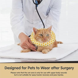 Воротник ветеринарный на кулиске "ЛЮБИМЫЙ БРО", уточки, р L, окружность шеи 20-32см (лейбл)