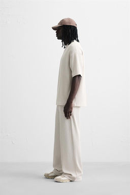 VERTICAL TEXTURED JOGGERS - Zara фото 22