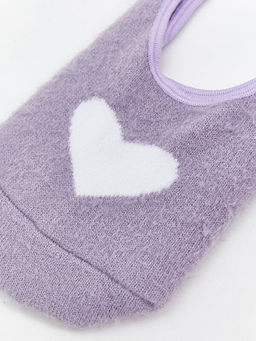 Kalp Desenli Kad?n Babet ?orap