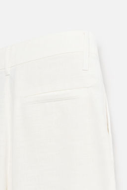 RELAXED FIT PLEATED TROUSERS - Zara фото 10