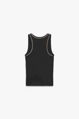 METALLIC THREAD TRIM TOP - Zara фото 6