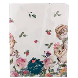 СКАТЕРТЬ КРУГЛАЯ ВИНТАЖ. СОВУШКИ D185СМ ,БЕЖ, 100 - Lefard фото 2