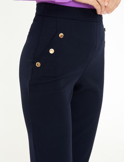 Lacivert Slim Fit Kuma_ Pantolon