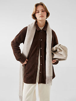 Oversize Kadife Kad?n G?mlek Tunik