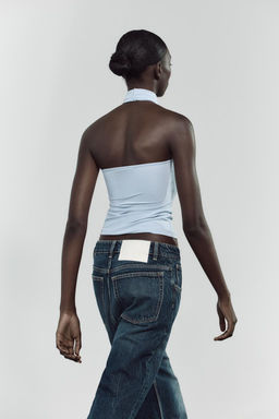 POLYAMIDE HALTER TOP - Zara фото 20