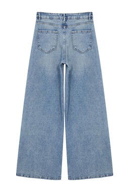 Mavi Normal Bel Ekstra Genis Paca Wide Leg Palazzo Jeans TWOAW25JE00106 - Trendyolmilla фото 7