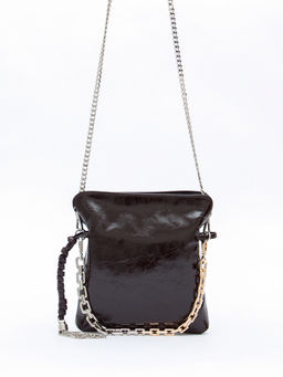 Сумка 6010-1L coffee Polina&Eiterou