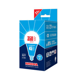 LED-A120-45W/4000K/E27/FR/NR Лампа светодиодная. Форма A, матовая. Серия Norma. Белый свет (4000K). Картон. ТМ Volpe  фото 3