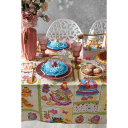 Скатерть Доляна Светлая Пасха 145*144 см, 100% хлопок, рогожка 164 г/м2  фото 11