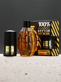 Подарочный набор: «Крутой мужик», гель для душа во флаконе граната, дезодорант, Чистое счастье