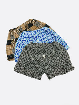 (Уп. 3 шт) Трусы с пуговицей семейные, для мальчика, арт.C-BS920(p)-SU