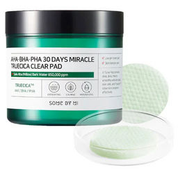 SOME BY MI  Очищающие диски для лица с кислотами 70шт AHA·BHA·PHA 30 DAYS MIRACLE TRUECICA CLEAR PAD