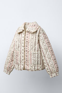 PRINTED PADDED JACKET - Zara фото 2