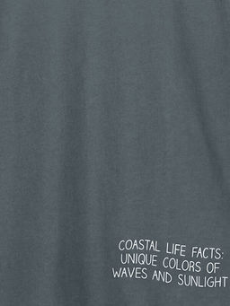 Bisiklet Yaka Bask?l? K?z ?ocuk Ti??rt