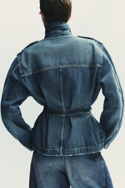 TRF LONG DENIM JACKET - Zara фото 5
