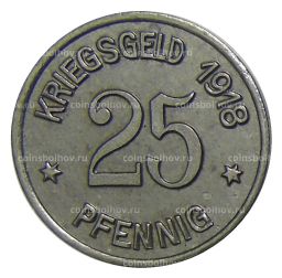 25 пфеннигов 1918 года Германия  Нотгельд Кобленц