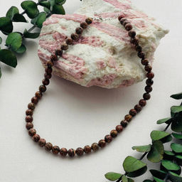 Бусы из леопардовой Яшмы