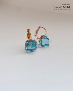 Серьги с кристаллами Swarovski