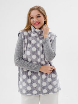 Жилет женский из ультрасофта Горох - Амадэль фото 2