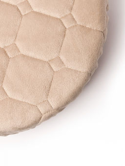 Чехол на табурет D33 бежевый вельвет