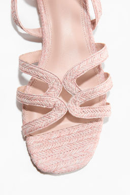 Sandalias en paja trenzada - H&m фото 8