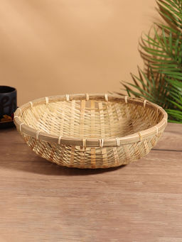 Чаша плетёная, 30 см, бамбук