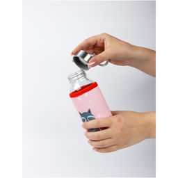 Бутылка для воды в чехле новогодняя Енотик, 350 мл - Svoboda voli фото 7