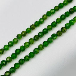 Бусины для украшений из Хромдиопсида огранка