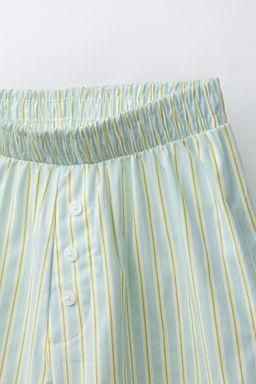 6-14/ PIJAMA COMBINADO RAYAS / Amarillo - Zara фото 8
