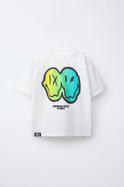 CAMISETA ESTAMPADA SMILEYWORLD ® / Blanco