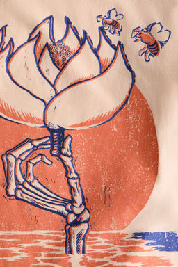 Camiseta oversize con motivo estampado - H&m фото 10