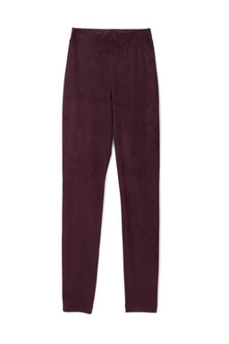 CONTE Ультрамягкие леггинсы из искусственной замши VELVET bordo - Conte elegant фото 3