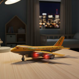 Самолет "Боинг" р/у, 27 MHz, свет, аккум, в коробке