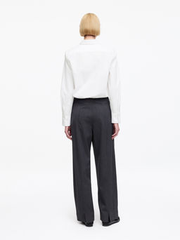 Camisa de popelina de corte regular fit - H&m фото 7