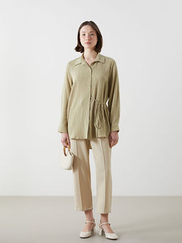 Dokulu Gofre Kad?n G?mlek Tunik