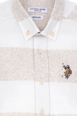 Рубашка Stone с длинным рукавом для мальчика Неожиданная скидка в корзине - U.s. polo assn фото 4