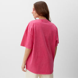 Футболка из вареного хлопка женская Mist Icon, размер S, розовая