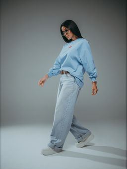 Символ свитшот женский (голубой)